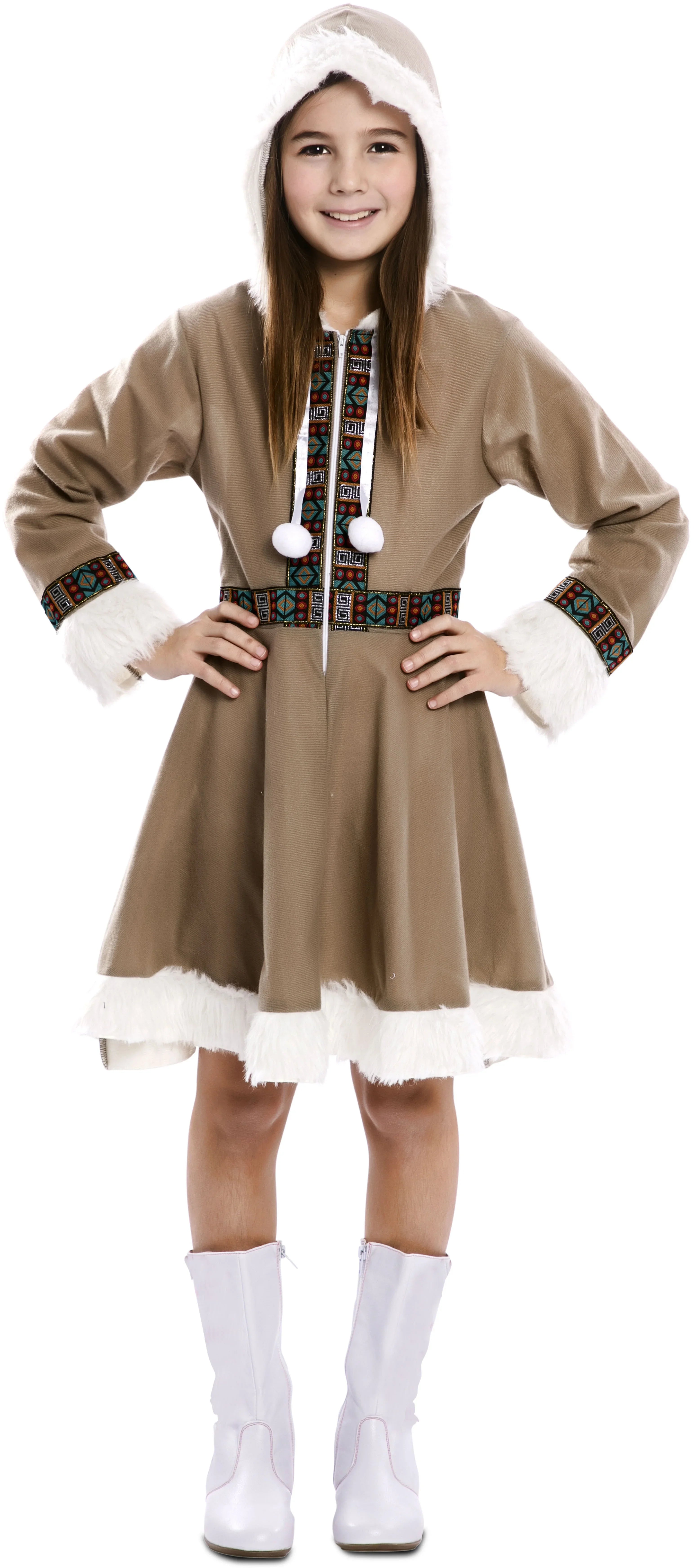 Disfraz de Esquimal Siberiano para Niña Esquimal EuroCarnavales